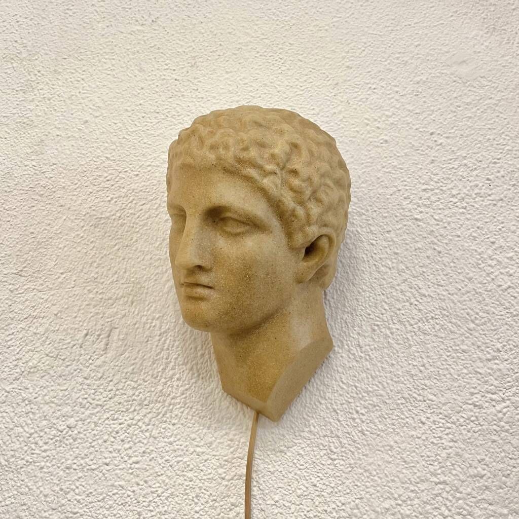 Adonis Wall Lamp in Fibreglass by André Cazenave, France circa 1970