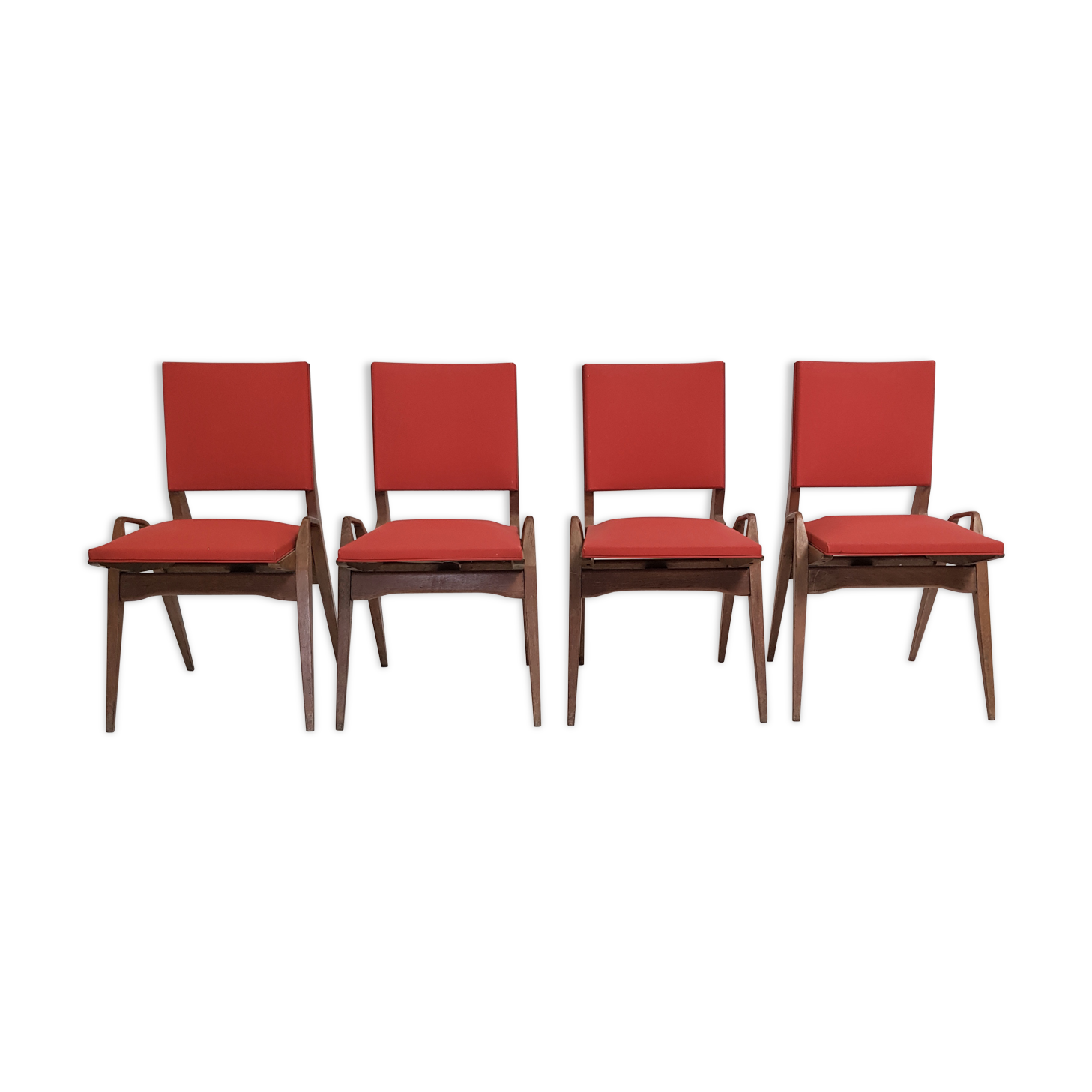 Suite of 4 chairs from Maurice Pre  1950