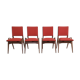 Suite of 4 chairs from Maurice Pre  1950