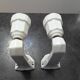 Lot of two porcelain wall lights 1930 Art Deco bathroom