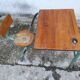 Old monobloc children's desk