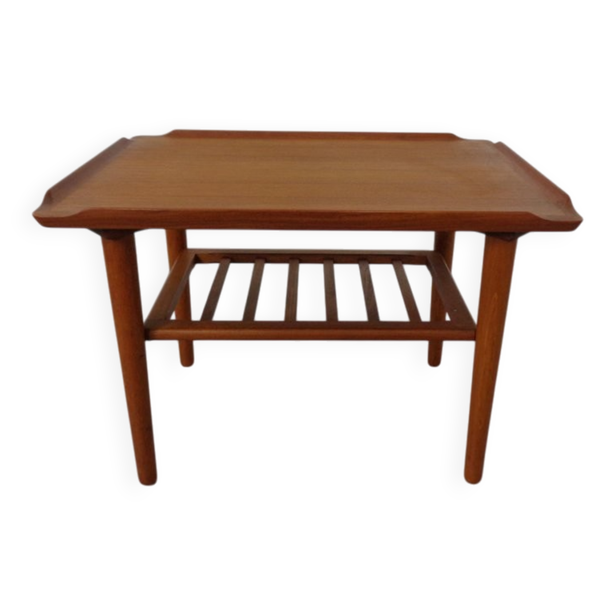 Teak Coffee Table by Holger Georg Jensen for Kubus, Denmark, 1960s