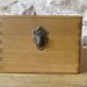 Wooden index card/directory box, 1950s