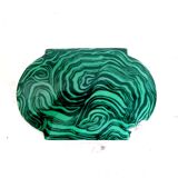 Malachite style porcelain box