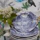 Jouy canvas hollow plates