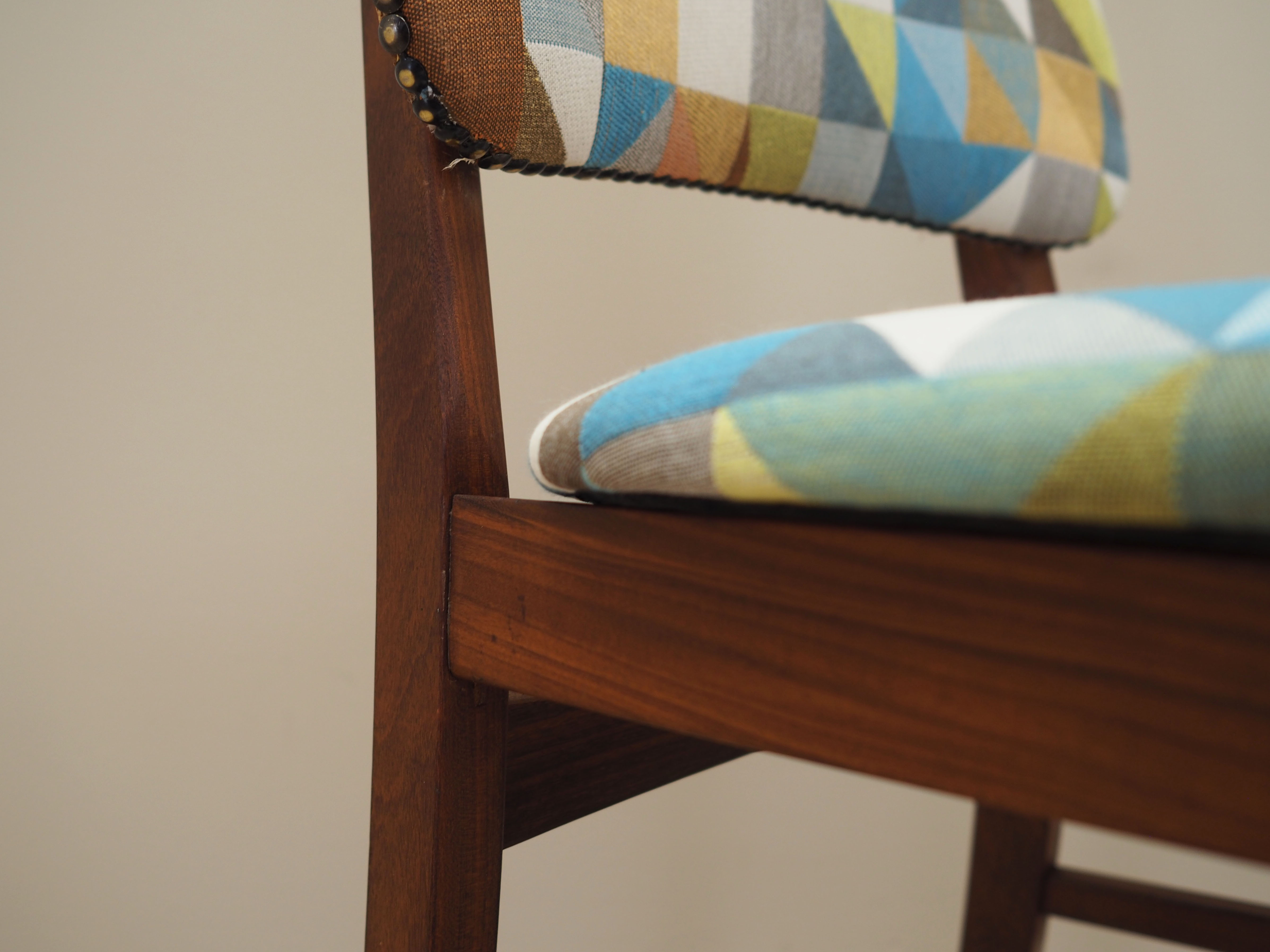 Chaise en teck, design danois, années 1970, Danemark