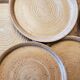 Flat plates in raw sandstone
