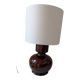 Ceramic lamp and cream lampshade