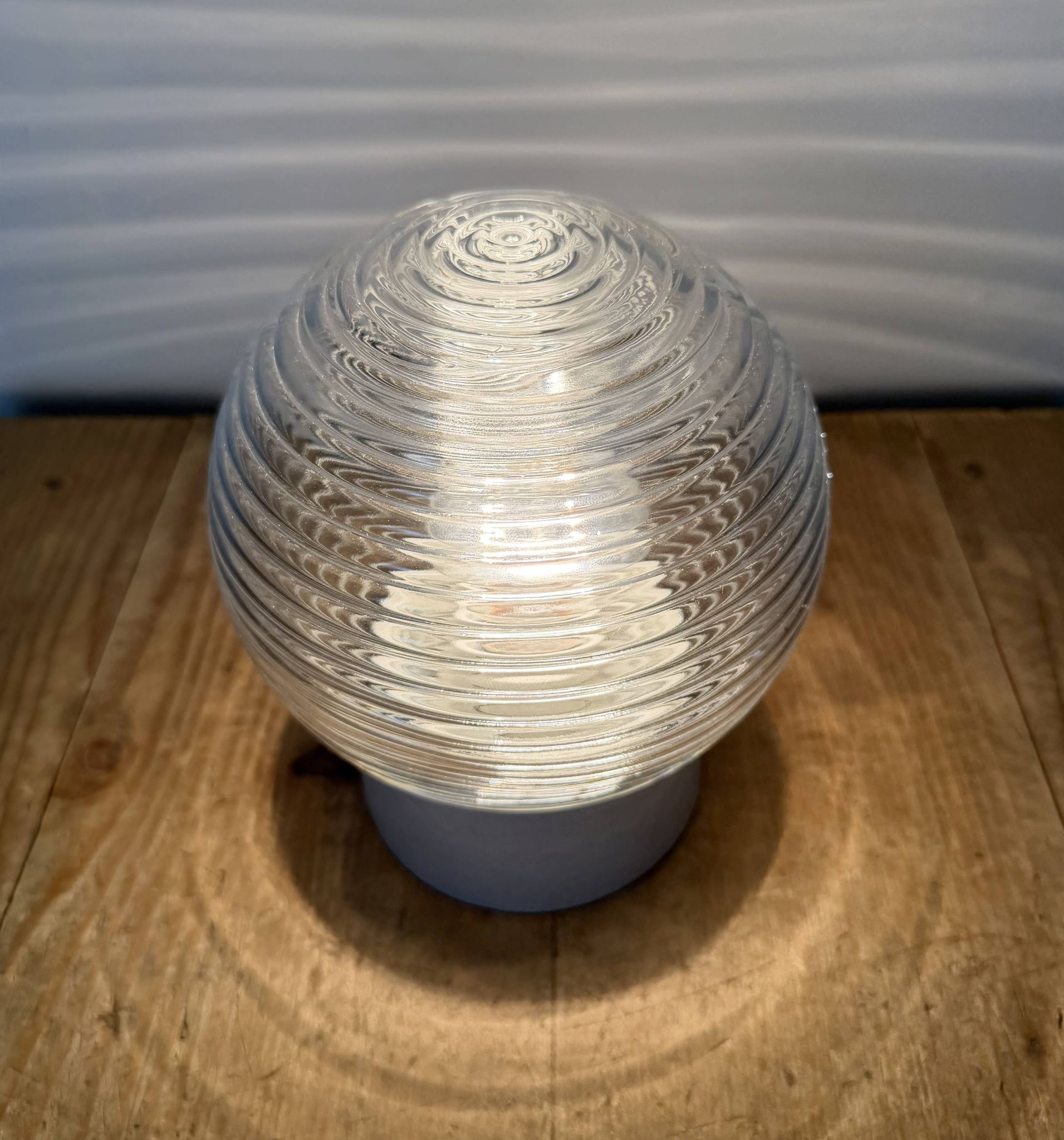 Vintage White Porcelain Ceiling Light, 1970s