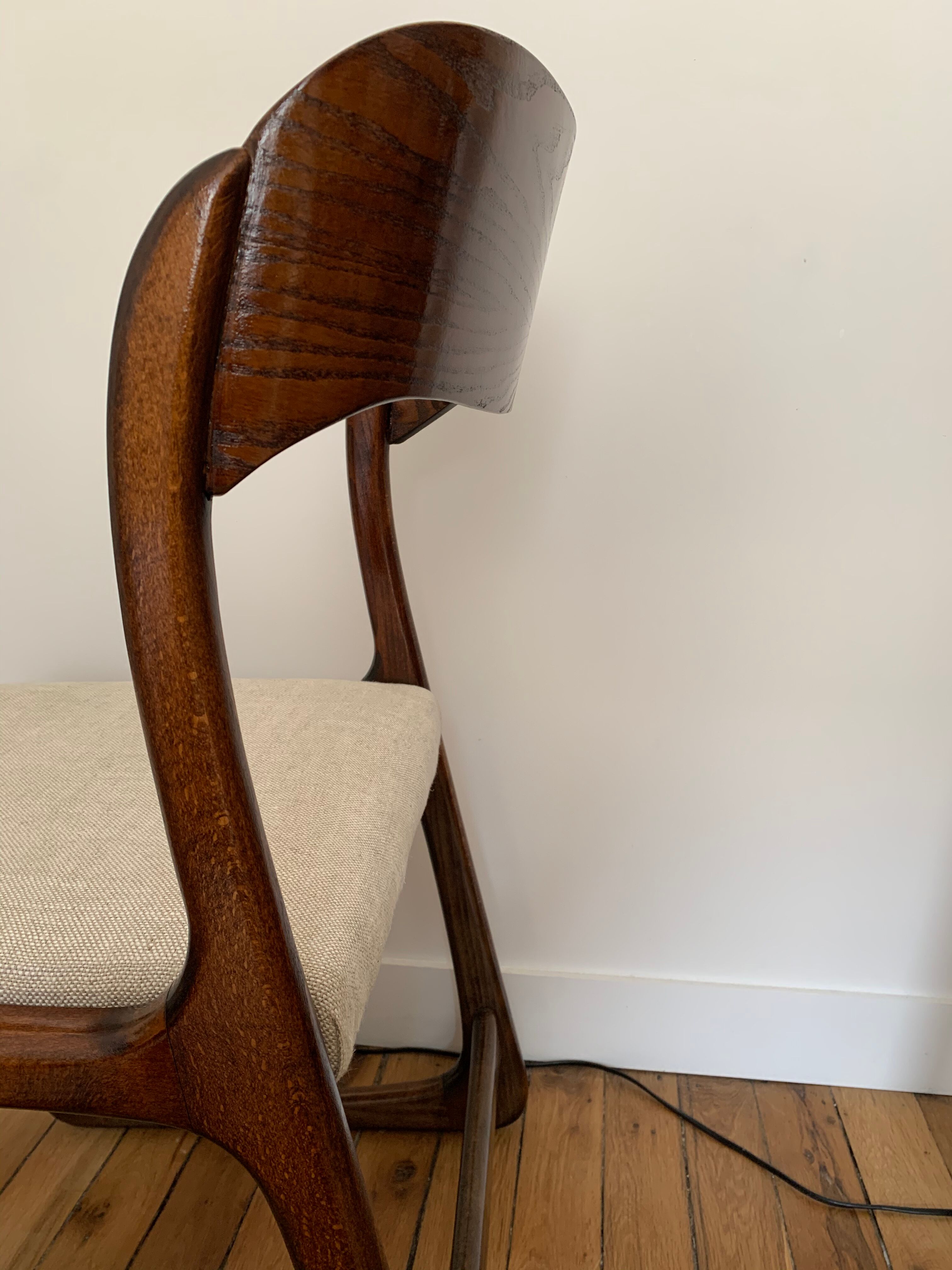 Chaise Baumann luge 1950