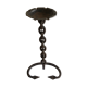 Wrought iron ashtray on its chain and anchor foot