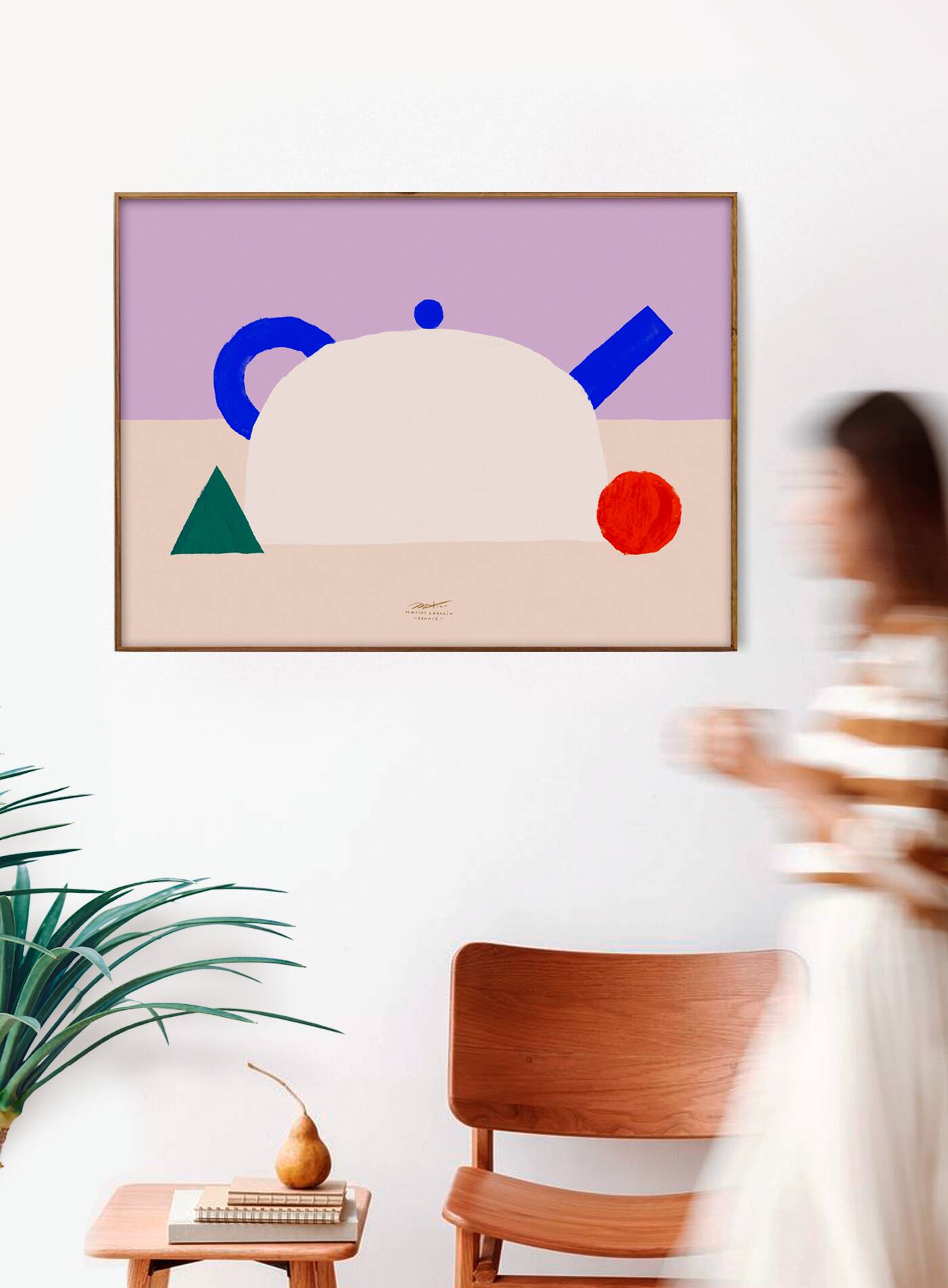 Wall poster with teapot - 70x50cm