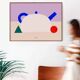 Wall poster with teapot - 70x50cm