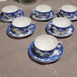 6 tea cups with saucers - Japan - antique