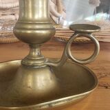 Bougeoir en laiton vintage