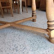 Table avec rallonges intégrées rénovée