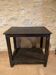 Black lacquered teak console