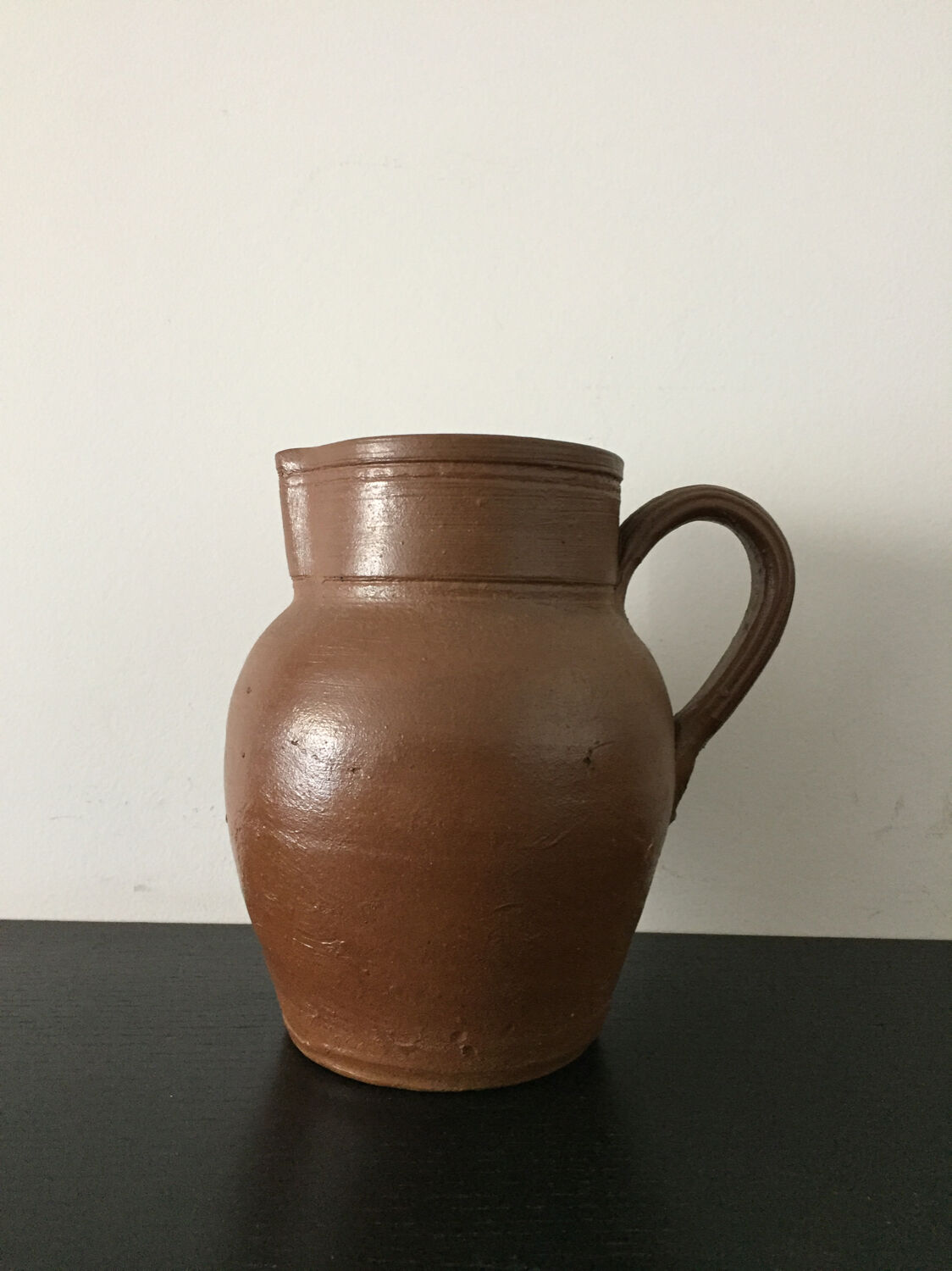 Handmade pottery jug pot
