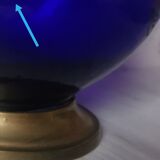 Carafe verre et laiton