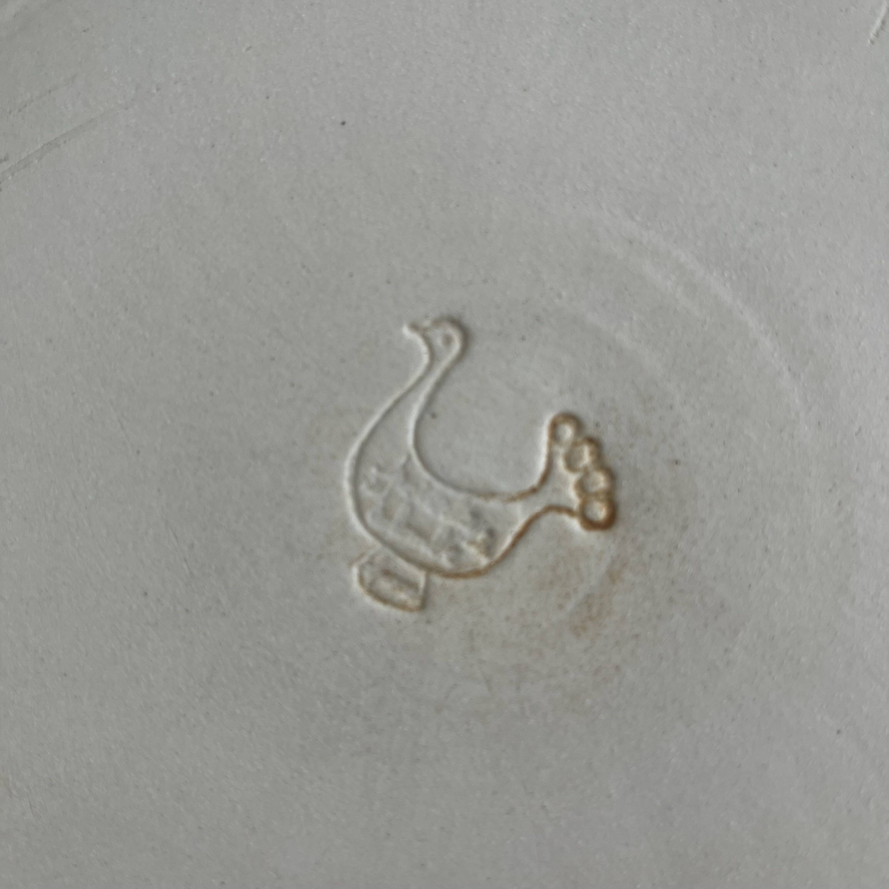 Salad bowl "La Colombe", 1950/60 by Madeleine Brault