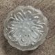 Vintage molded glass wall lamp from the 70s