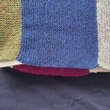 Plaid patchwork en laine