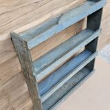 Burmese teak wall shelf