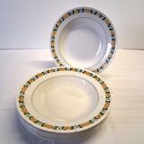 6 antique Villeroy & Boch soup plates in good condition