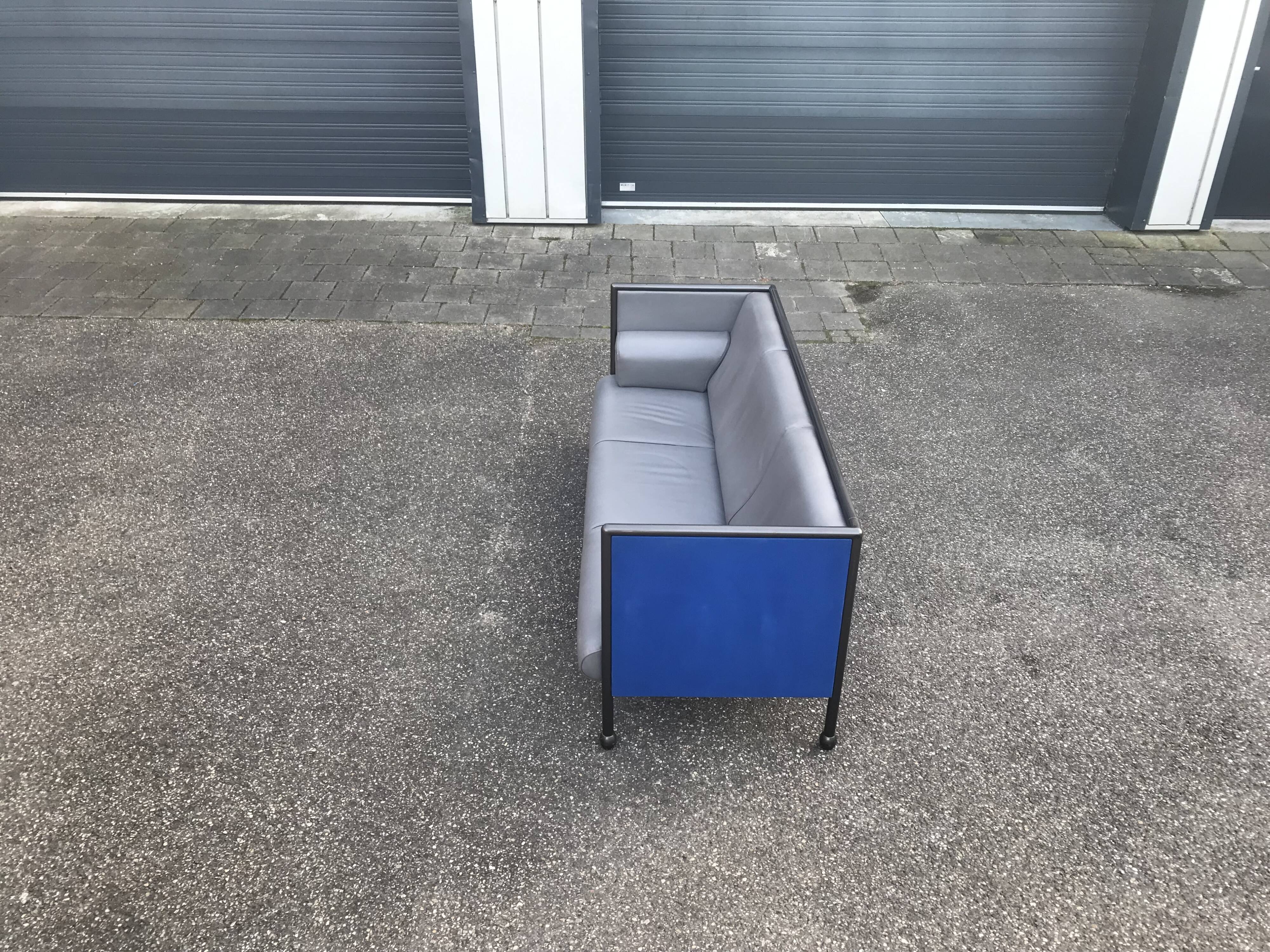 Postmodern Danube 850 3-seater sofa by Ettore Sottsass for Cassina 1992