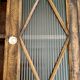 Patinated wall cabinet 2 doors