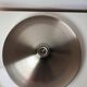 Modernist disc wall light in the style of Charlotte Perriand – UFO space age silver – Diameter 35cm