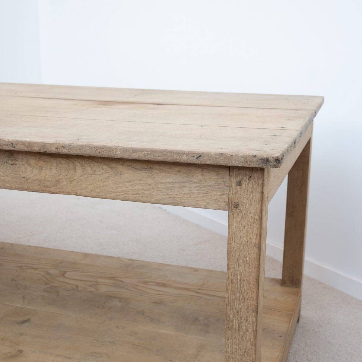 Grande table de drapier en chêne – début XXe siècle