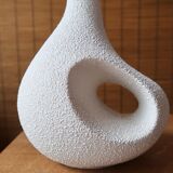White ceramic vase by Roberto Rigon, Bertoncello, 60s