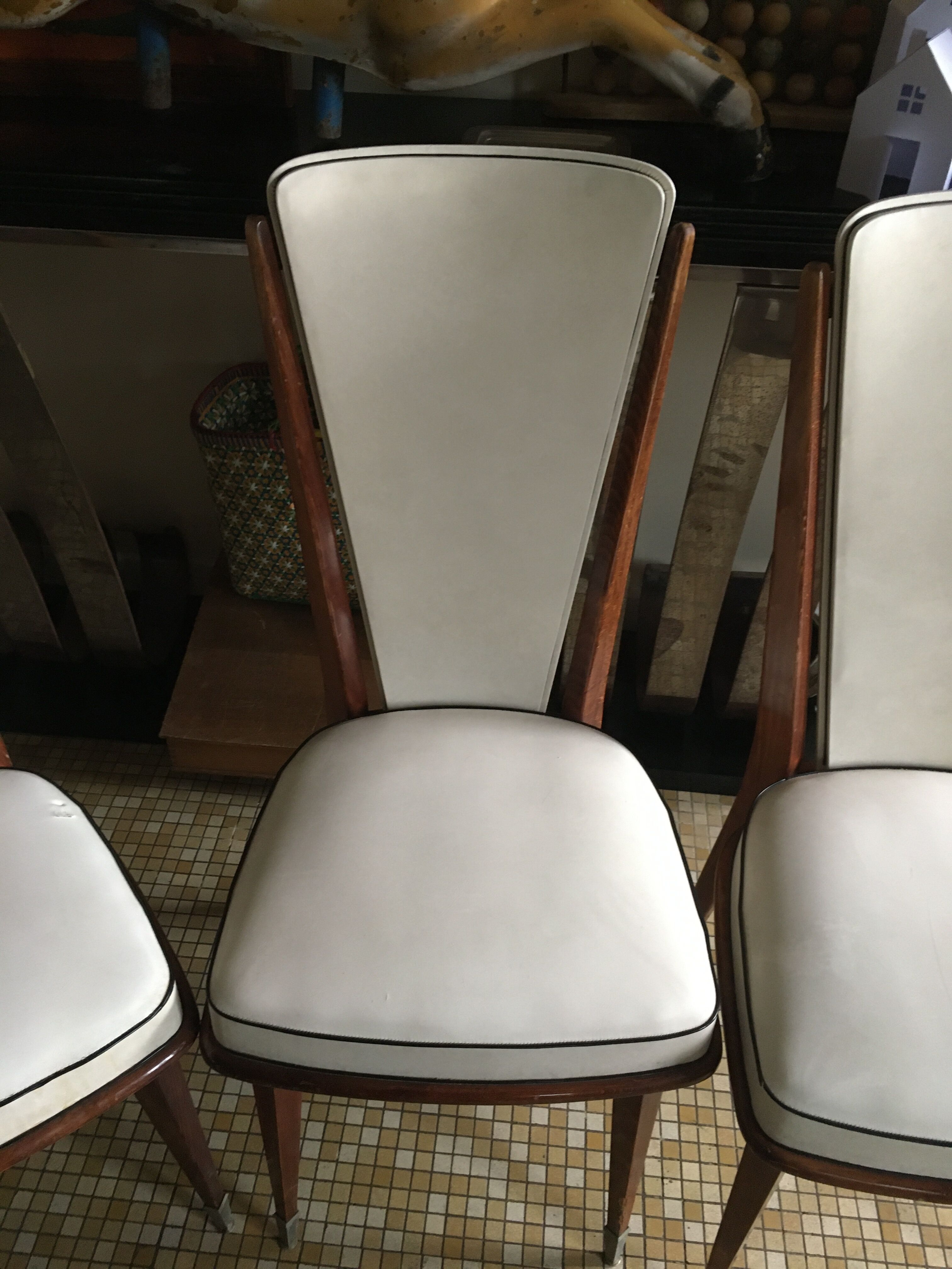 Trio of Monobloc chairs