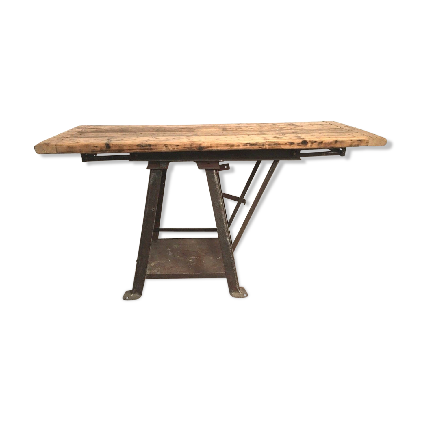 Old industrial workbench
