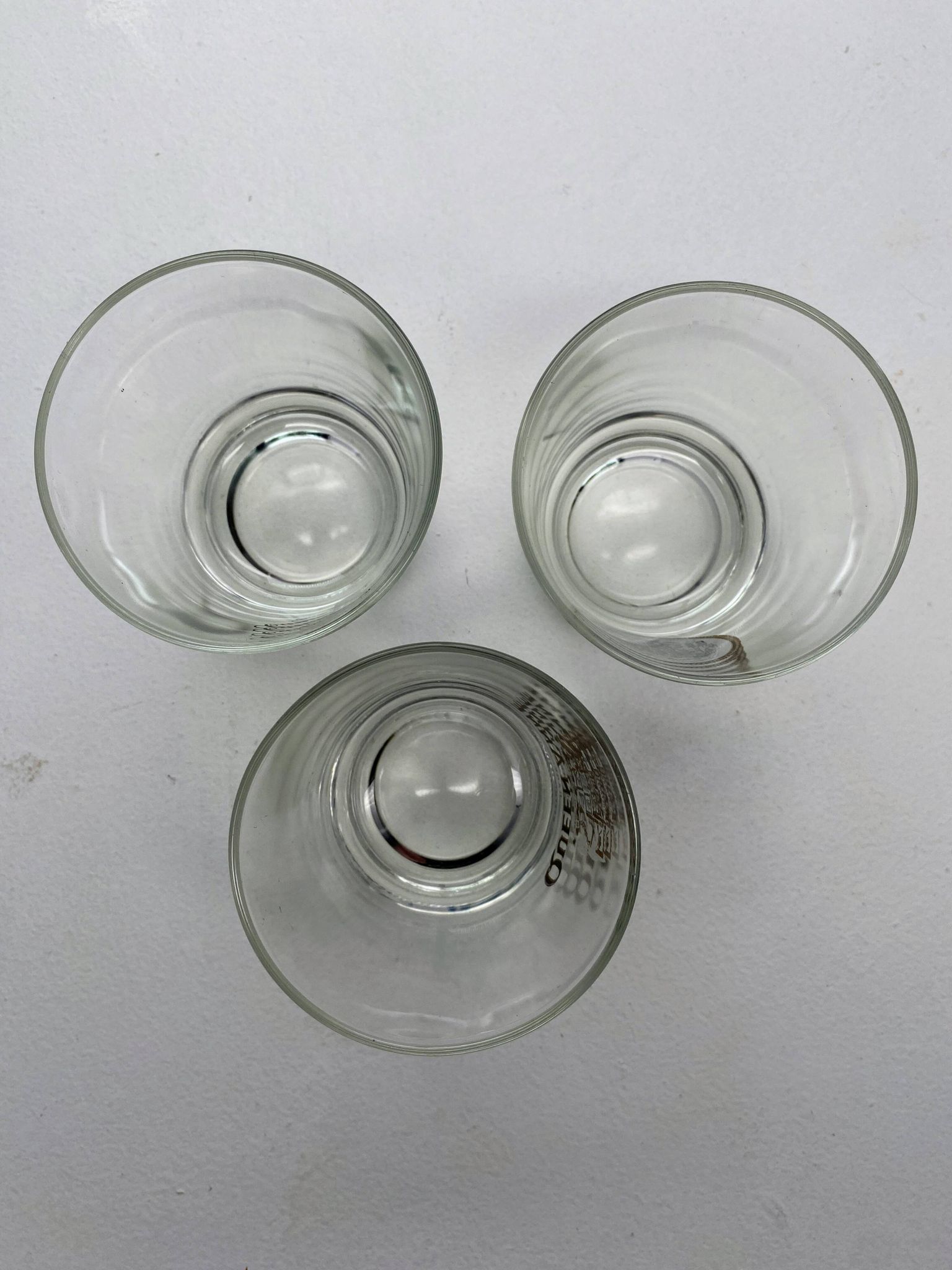 3 Vintage Canadian Club Whiskey Glasses, Long John and Queen Anne