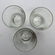3 Vintage Canadian Club Whiskey Glasses, Long John and Queen Anne