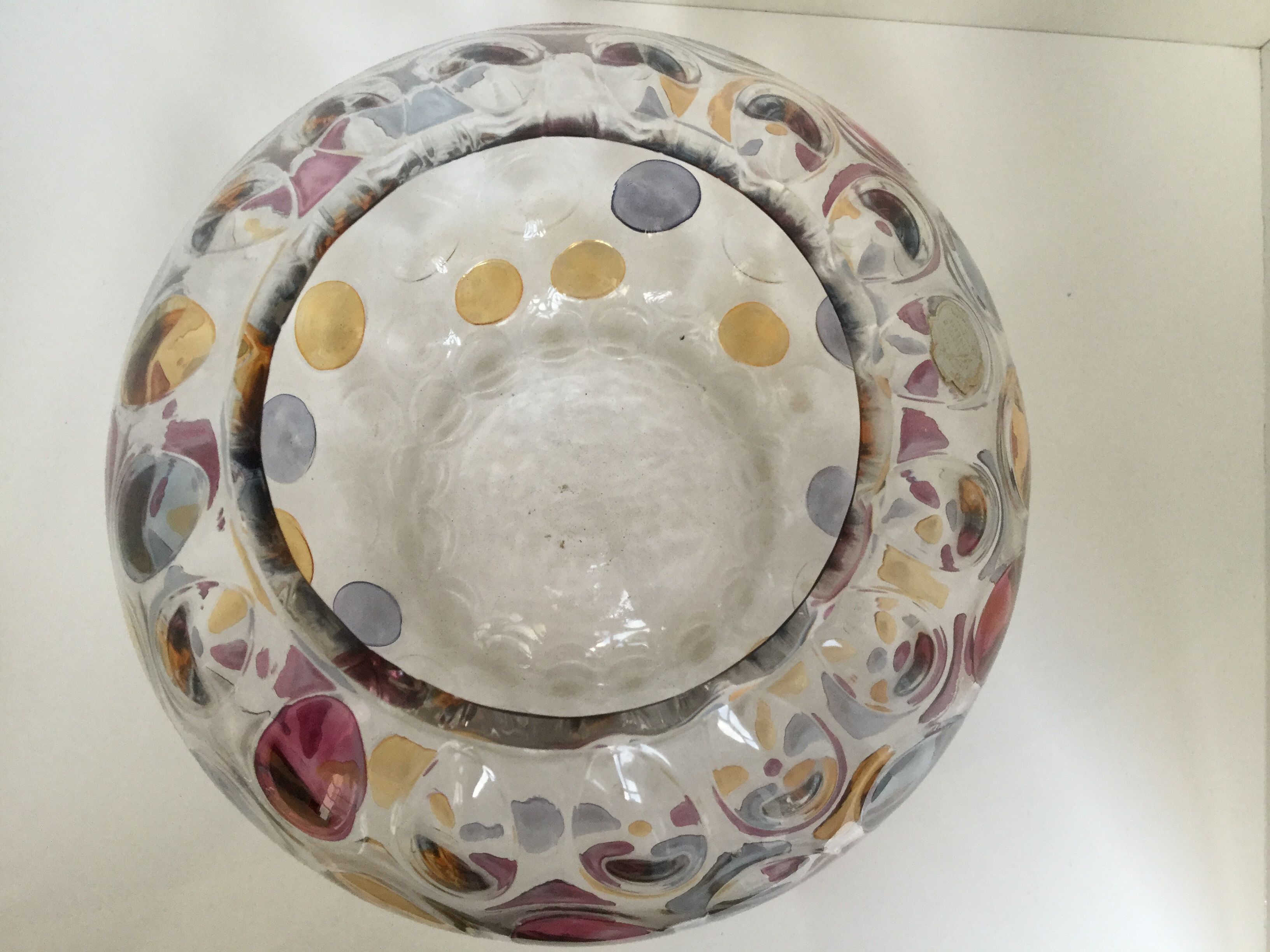 Bohemian vase from Czechoslovakia