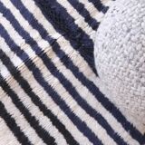 Black and White Rug from Morocco - 268 x 175 cm