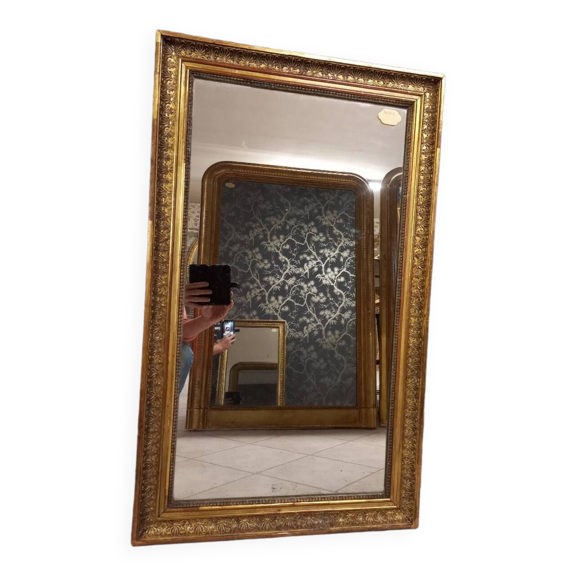 Miroir époque empire 94x 56.5