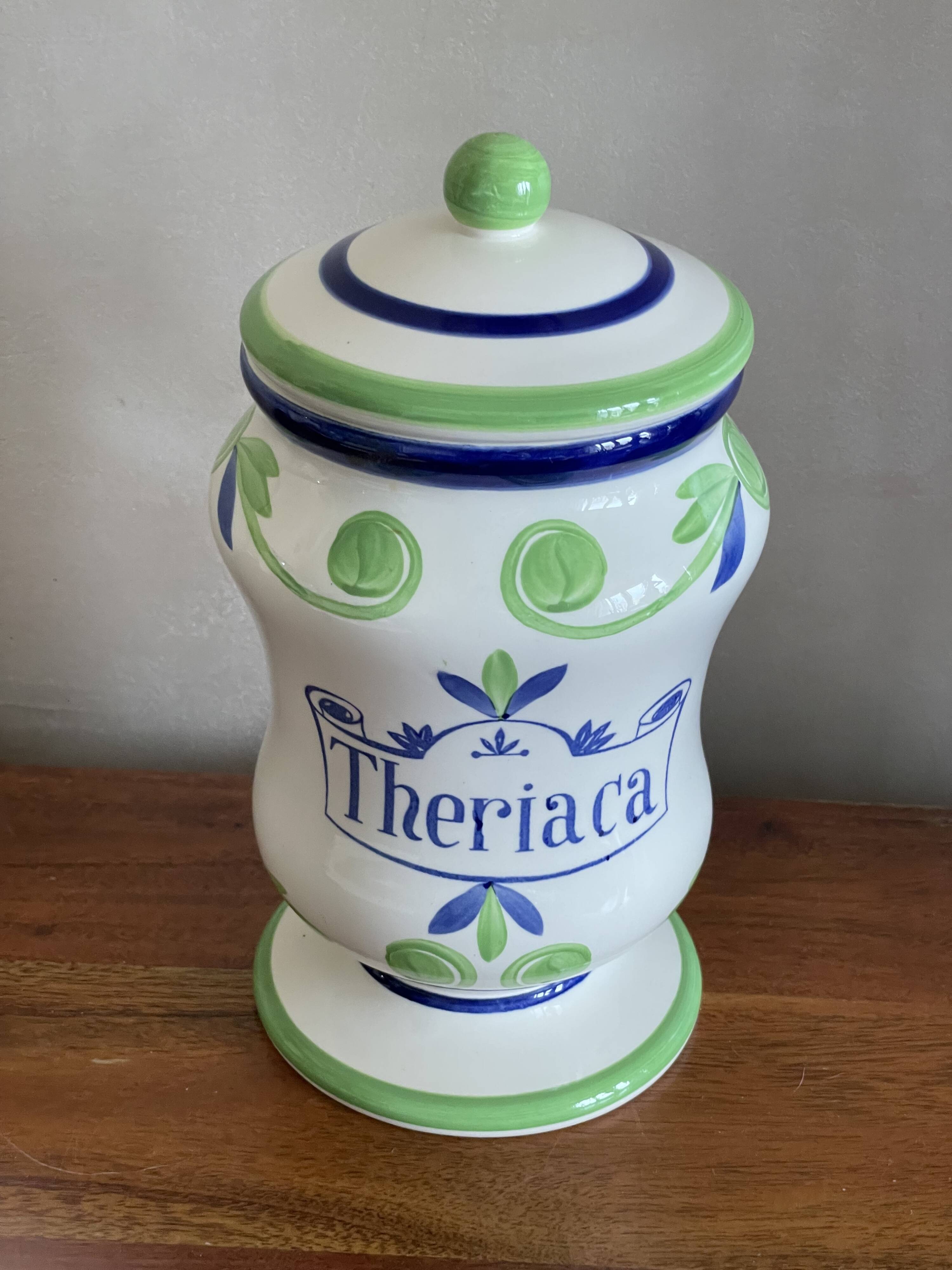 Pot apothicaire Gien Theriaca