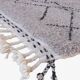 Tapis Beni Ouarain Gris et Noir - 281 x 274 cm