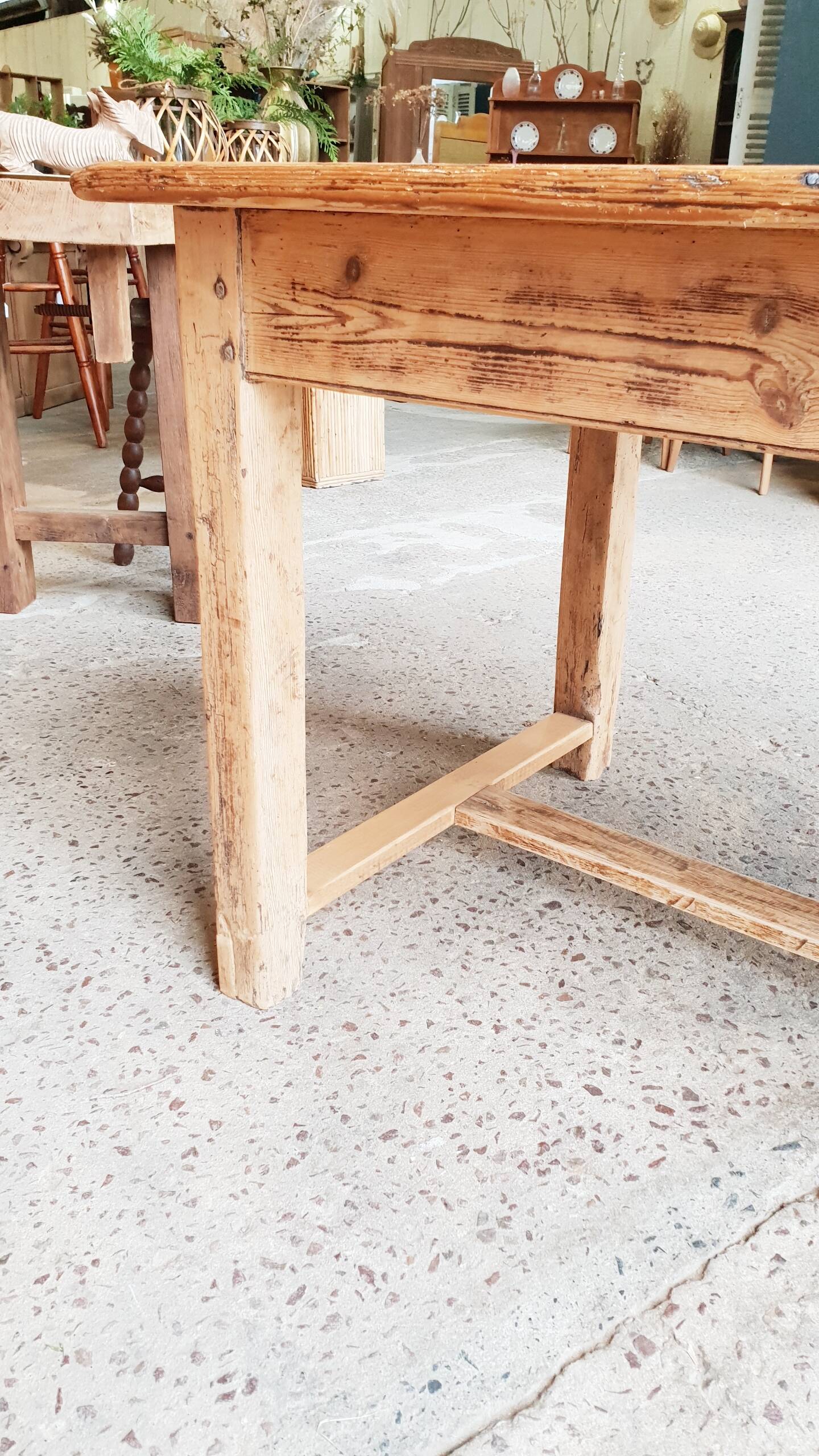 Antique farmhouse table