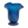 Vase glass Murano frosted blue 70s Height 28.5 cm