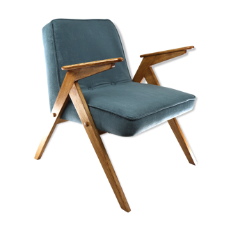 Fauteuil Bunny vintage Józef Chierowski des années 1970