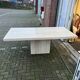 Vintage travertine dining table