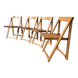 Set of 4 Vintage Folding Chairs