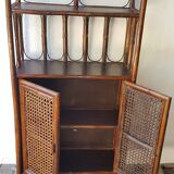 Rattan bookcase 70