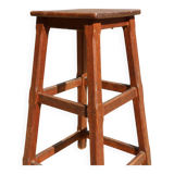 Dark oak high stool 650mm
