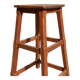 Dark oak high stool 650mm